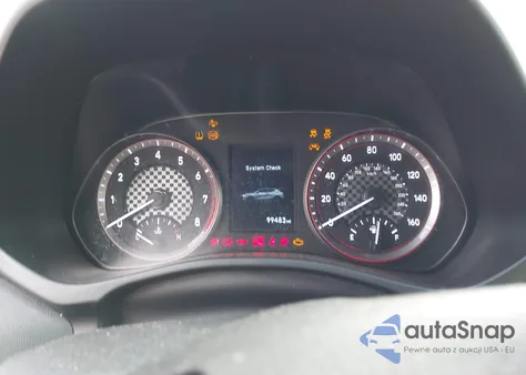 2020 Hyundai Veloster 2.0 z USA, uszkodzony, nr VIN KMHTG6AF3LU022002